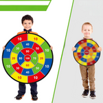 Zweiseitige Kinderdartscheibe – Große, sichere Dartscheibe für drinnen & draußen