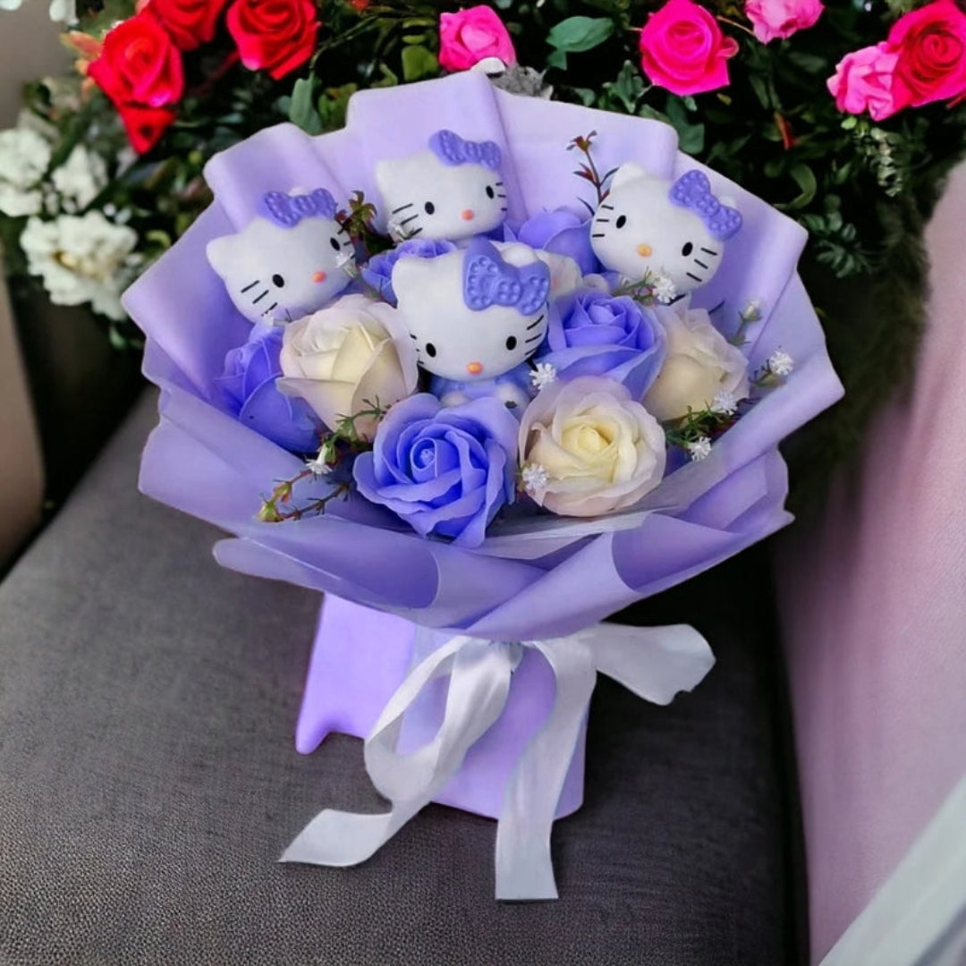 Niedlicher Blumenstrauß mit verspieltem Charakter