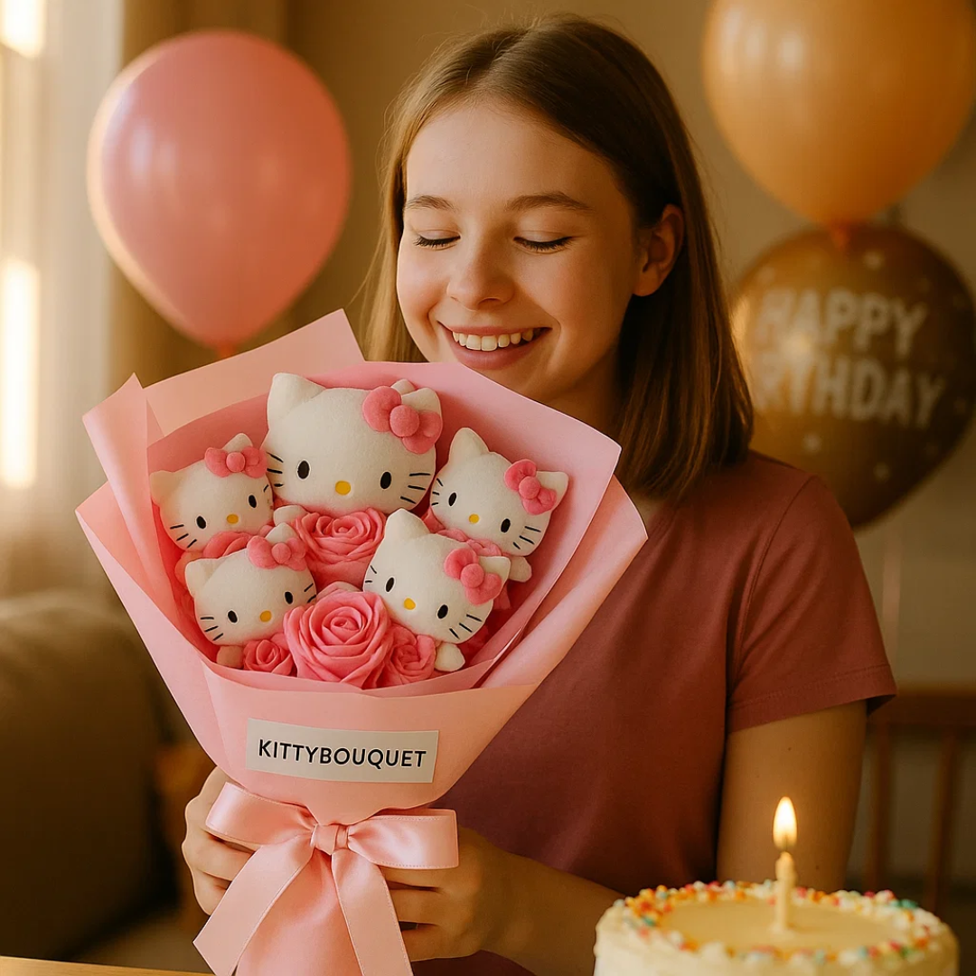 Niedlicher Blumenstrauß mit verspieltem Charakter