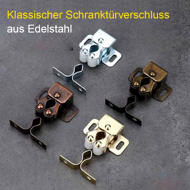 Klassisches Türschloss aus Edelstahl für Schränke