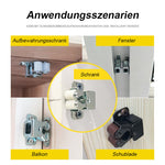 Klassisches Türschloss aus Edelstahl für Schränke