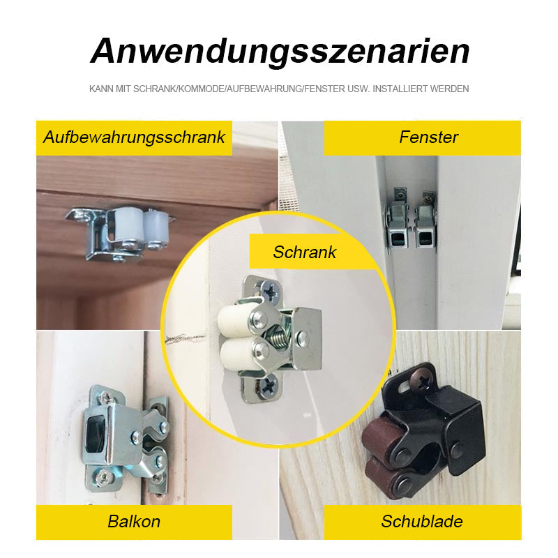 Klassisches Türschloss aus Edelstahl für Schränke