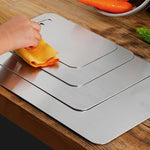 TitanGrip - Antibacterial, Non-Slip Stainless Steel Cutting Board