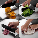 TitanGrip - Antibacterial, Non-Slip Stainless Steel Cutting Board