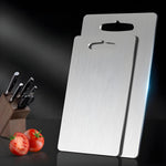 TitanGrip - Antibacterial, Non-Slip Stainless Steel Cutting Board