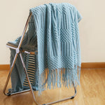 Cozy Knitted Blanket for Your Feel-Good Home