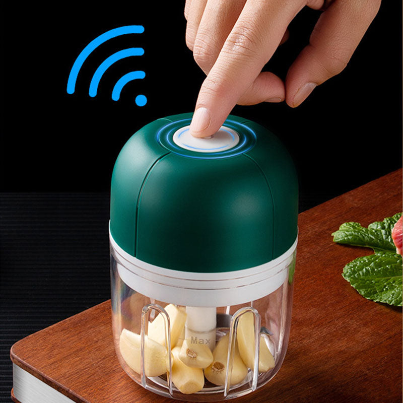 Elektrischer Knoblauchpress mit USB-Aufladung – Kompakt und kraftvoll – 250ml