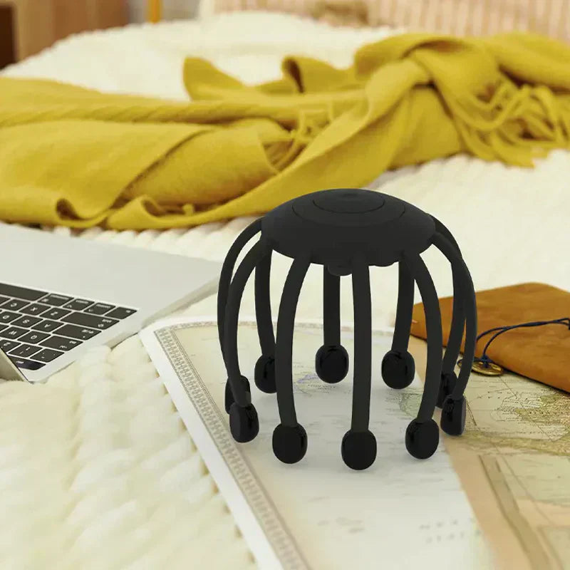 Tragbarer Kopf-Massager zur Stressreduktion und Haarausfallprävention