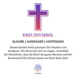 Spiritueller Anhänger mit Tigerauge und Lapislazuli – Rosenkranz für Männer