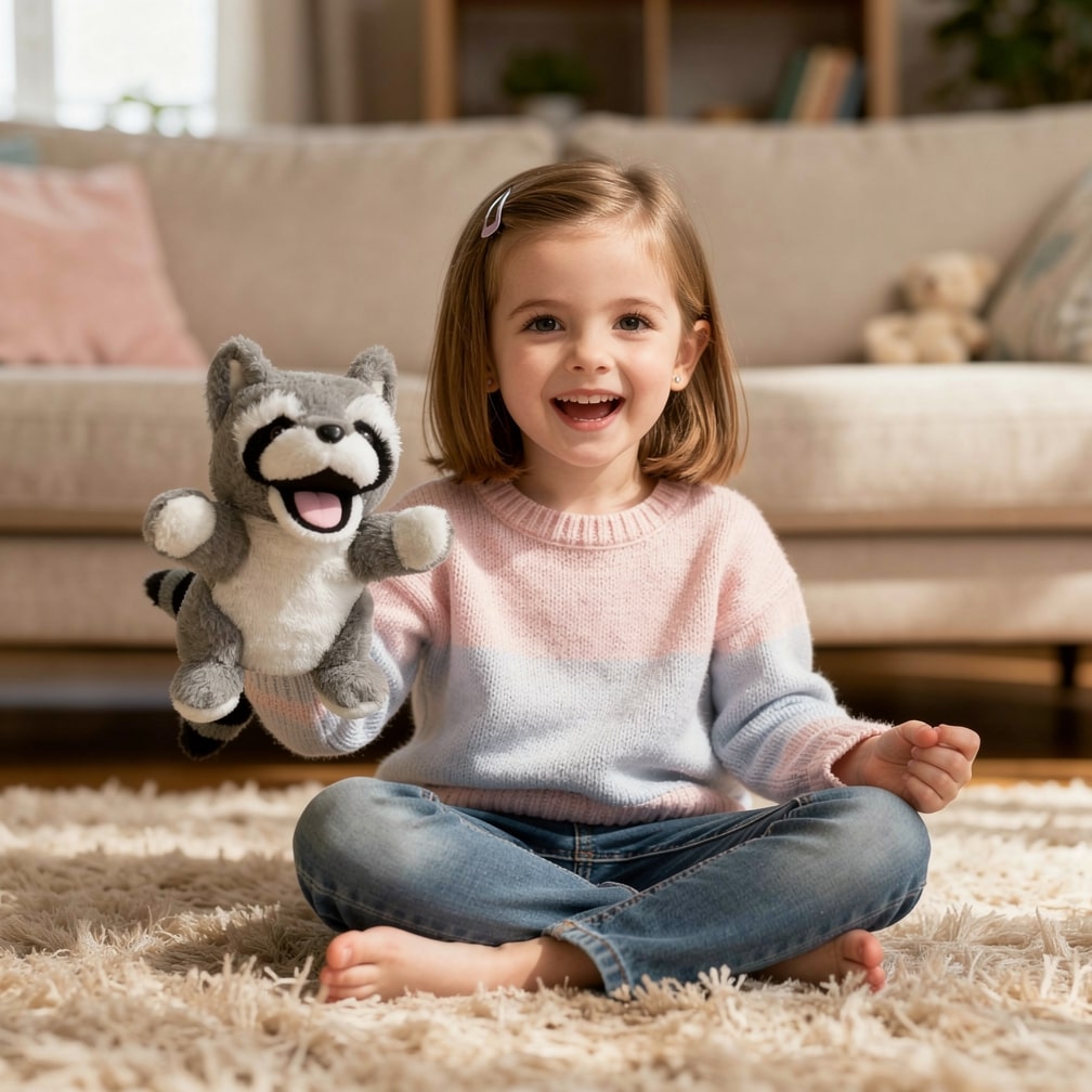 Handpuppe Kuscheltier für kreative Spielmomente