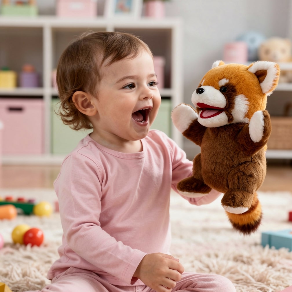 Handpuppe Kuscheltier für kreative Spielmomente