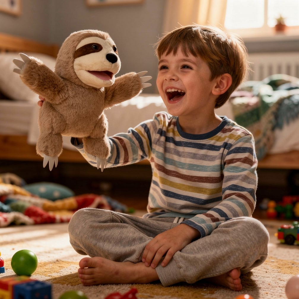 Handpuppe Kuscheltier für kreative Spielmomente
