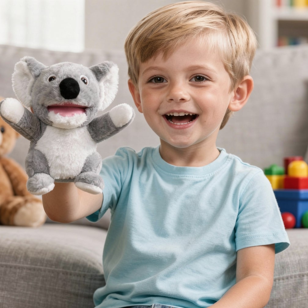 Handpuppe Kuscheltier für kreative Spielmomente