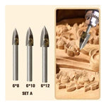 Präzisionsbohrer-Set für Holzarbeiten | WoodCraftPro