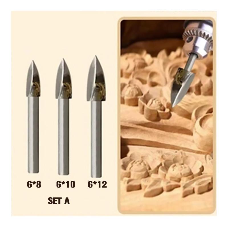 Präzisionsbohrer-Set für Holzarbeiten | WoodCraftPro
