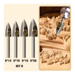 Präzisionsbohrer-Set für Holzarbeiten | WoodCraftPro