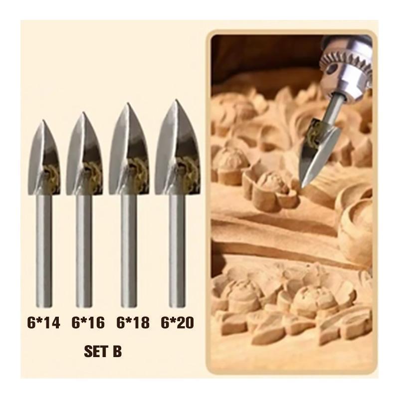Präzisionsbohrer-Set für Holzarbeiten | WoodCraftPro