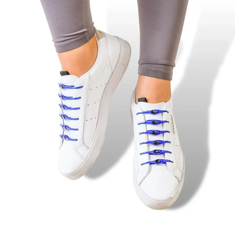 No-Tie Shoelaces | Elastic and Knot-Free | 12 Pack | For All Shoe Sizes