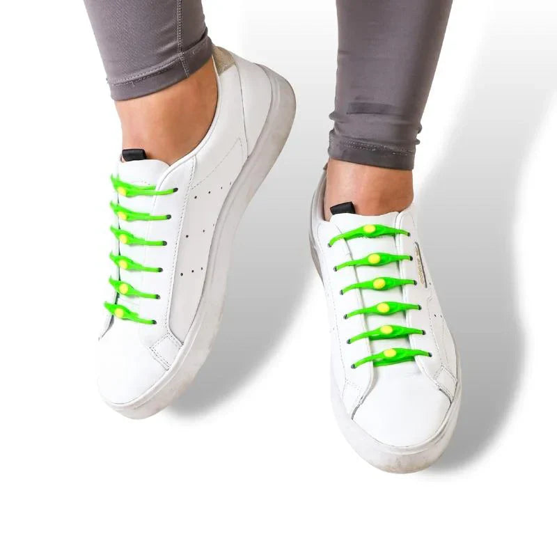 No-Tie Shoelaces | Elastic and Knot-Free | 12 Pack | For All Shoe Sizes