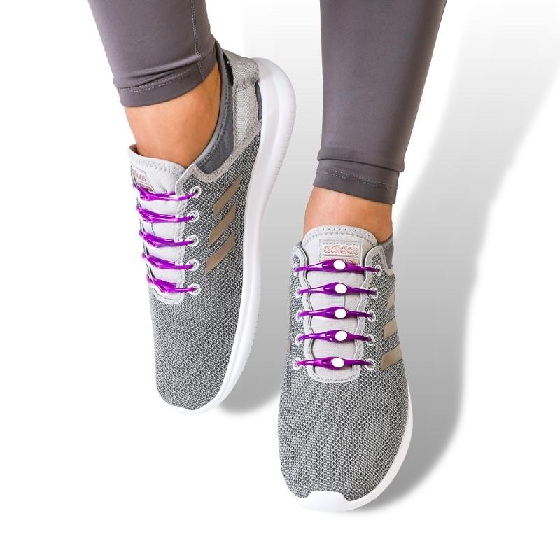 No-Tie Shoelaces | Elastic and Knot-Free | 12 Pack | For All Shoe Sizes