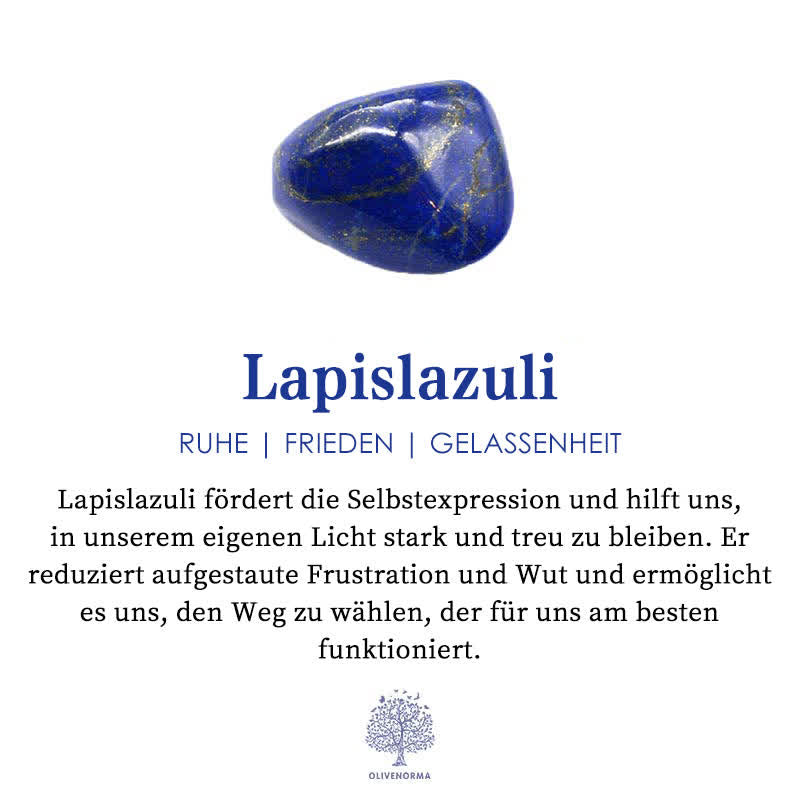 Spiritueller Anhänger mit Tigerauge und Lapislazuli – Rosenkranz für Männer