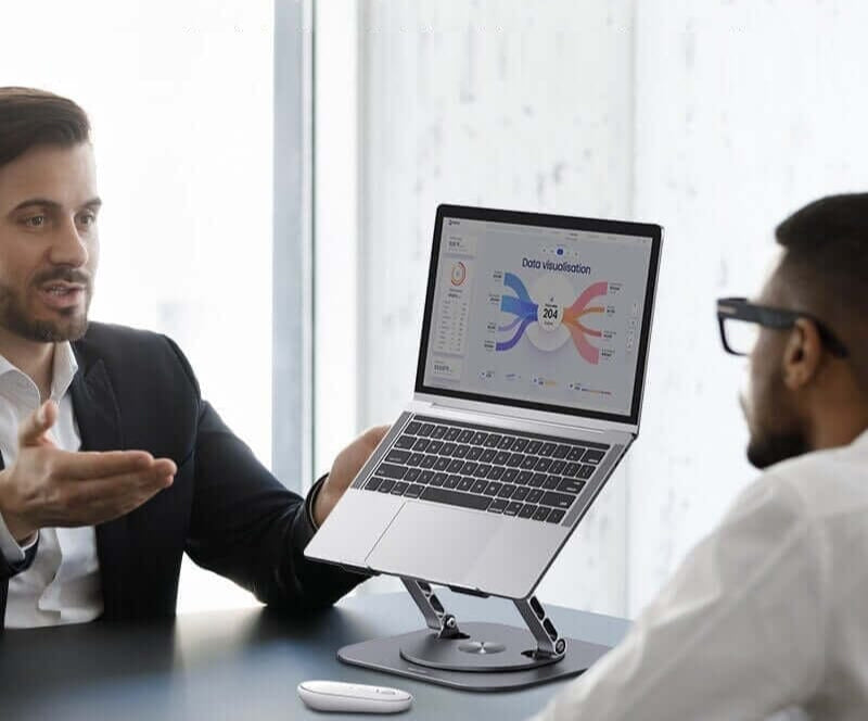 FlexiStand | 360° Adjustable Laptop and Tablet Stand – Ergonomic & Stylish