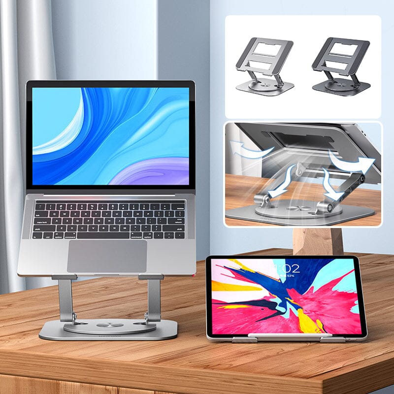 FlexiStand | 360° Adjustable Laptop and Tablet Stand – Ergonomic & Stylish
