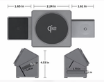 Vielseitige 3-in-1 Ladestation für Smartphone, Uhr und Kopfhörer