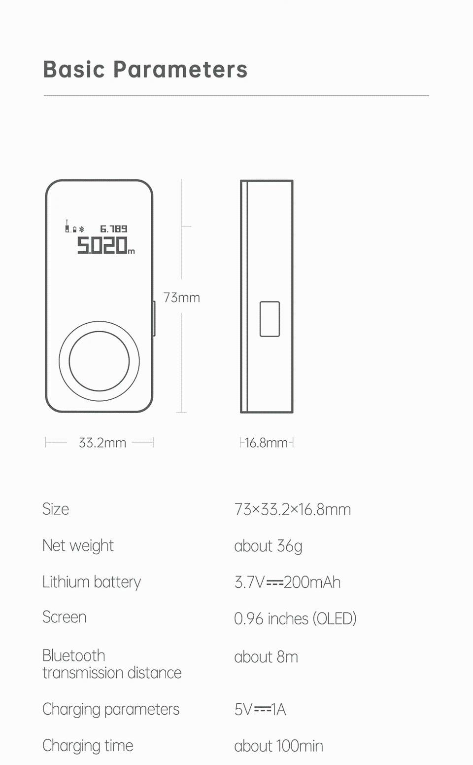 30M Digitales Laser-Messgerät | SmartMeasure