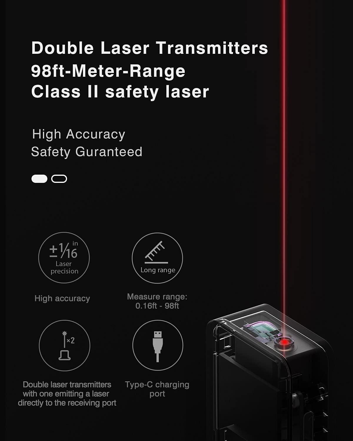 30M Digitales Laser-Messgerät | SmartMeasure