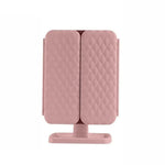 Tri-Fold Vanity Mirror with LED Lighting – 3 Color Modes