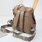 Elegant genuine leather backpack for stylish adventures