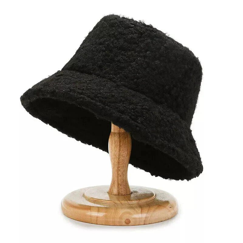 Warm Bucket Hat for Stylish Ladies in Winter
