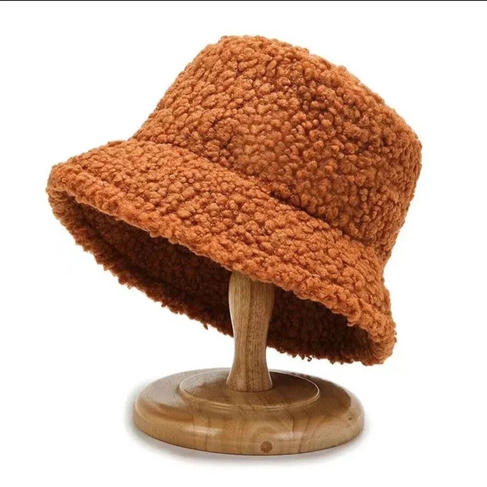 Warm Bucket Hat for Stylish Ladies in Winter