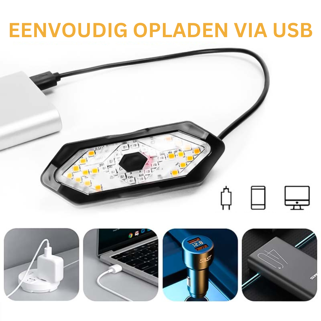 Safety Light for Cyclists | Wireless Rear Light with Remote Control