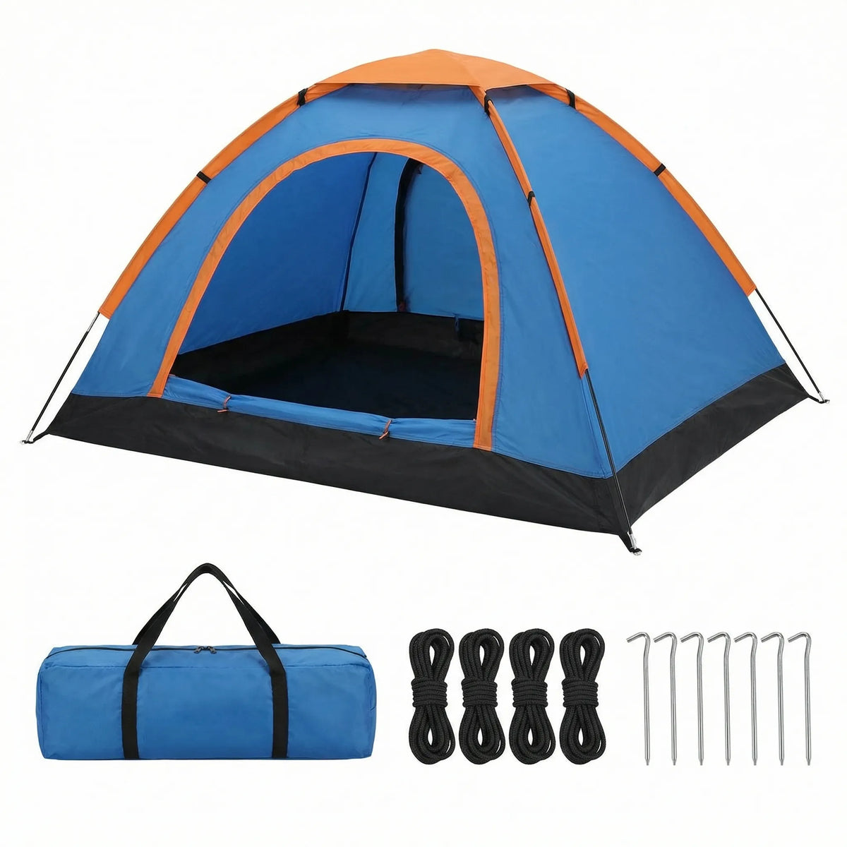 Lightweight Dome Tent for 3-4 People - Ideal for Outdoor Camping