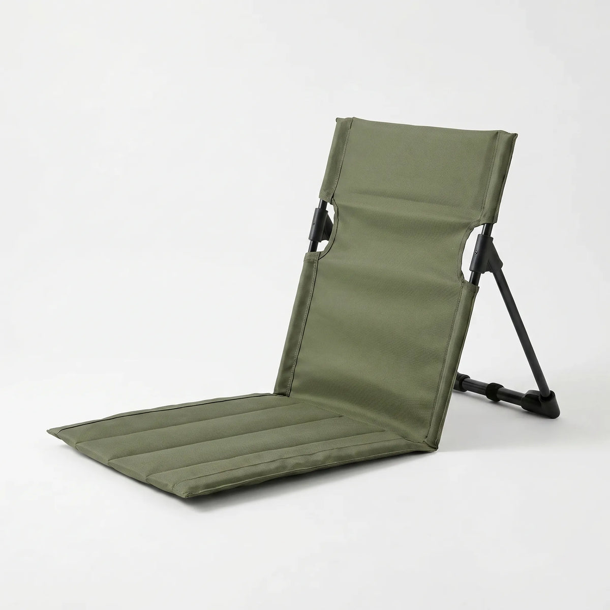 Lightweight Outdoor Chair with Back Support – Portable Ground Seating