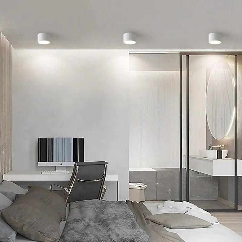Bright Round LED Ceiling Light for Hallway and Kitchen