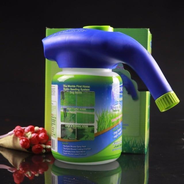 Effizientes Rasenspray-System für eine grüne Wiese