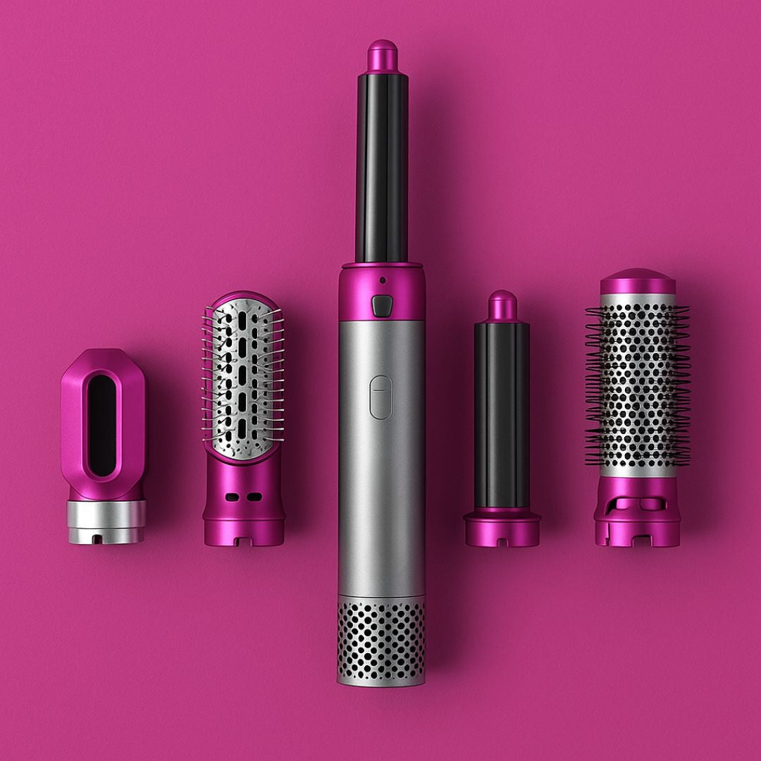 Stylora 5-in-1 Hairstyler: Föhnen, Glätten, Locken & Wellen