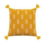 Chic Cushion Cover with Fringes for Stylish Accents