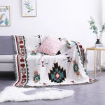 Colorful throw blanket with a stylish design