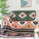 Colorful throw blanket with a stylish design
