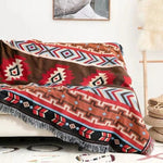 Colorful throw blanket with a stylish design