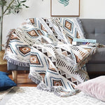 Colorful throw blanket with a stylish design