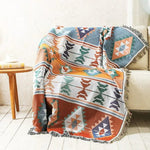 Colorful throw blanket with a stylish design