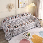 Colorful throw blanket with a stylish design