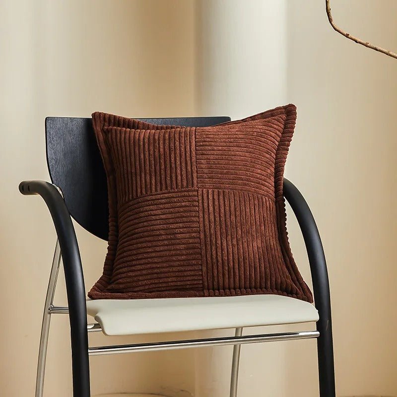 Stylish Striped Pillowcases in Modern Boho Style for Your Home