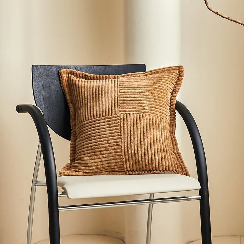 Stylish Striped Pillowcases in Modern Boho Style for Your Home