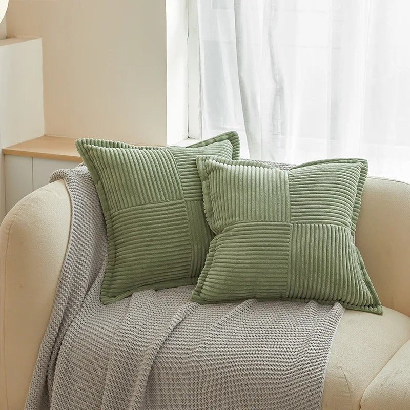 Stylish Striped Pillowcases in Modern Boho Style for Your Home